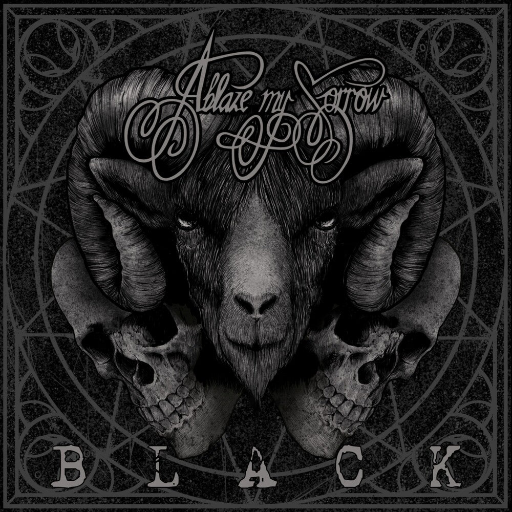 the album cover for Ablaze My Sorrow - Black [Digipak]