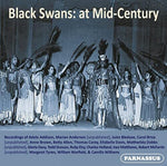 the album cover for Robert Mcferrin/ Anderson,Marian / Warfield - Black Swans: Mid Century