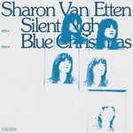 the album cover for Sharon Van Etten - Silent Night / Blue Christmas (Clear Blue) (Blue)