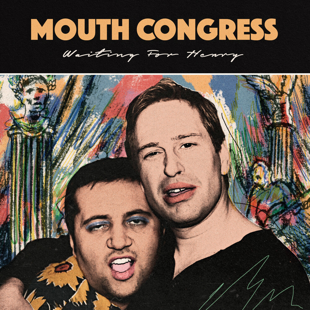the album cover for Mouth Congress - Waiting For Henry (blue & Translucent Tan)