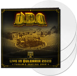 the album cover for U.D.O. - Live In Bulgaria 2020 - Pandemic [Indie Exclusive] (White)