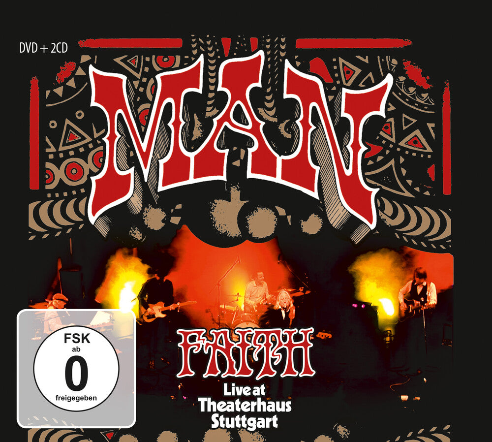 the album cover for Man - Faith: Live At Theaterhaus Stuttgart, March 10th