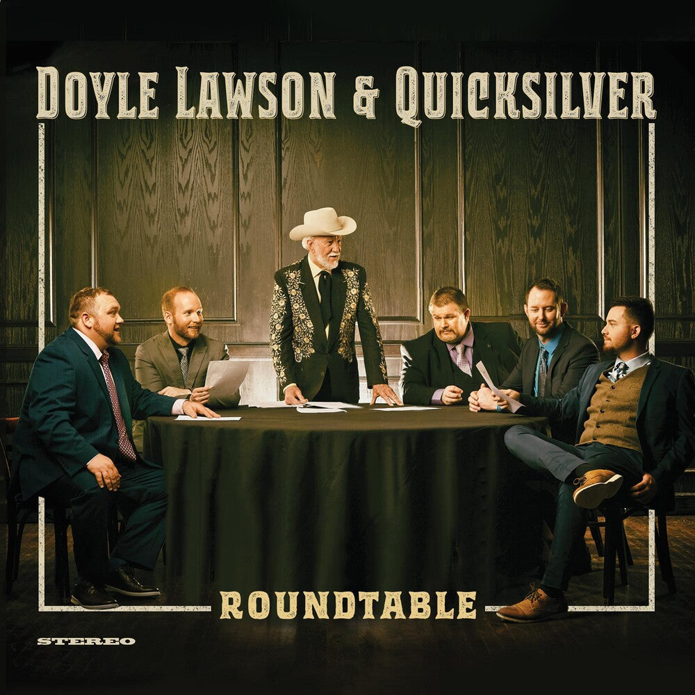 the album cover for Doyle Lawson& Quicksilver - Roundtable [Colored Vinyl] [Limited Edition]