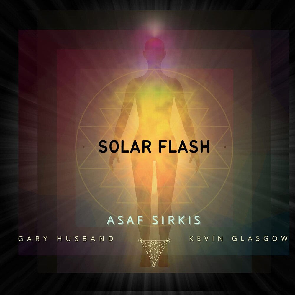 the album cover for Asaf Sirkis - Solar Flash