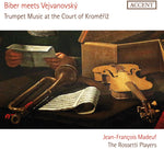 the album cover for Bertali / Madeuf / Konrad - Biber Meets Vejvanovsky