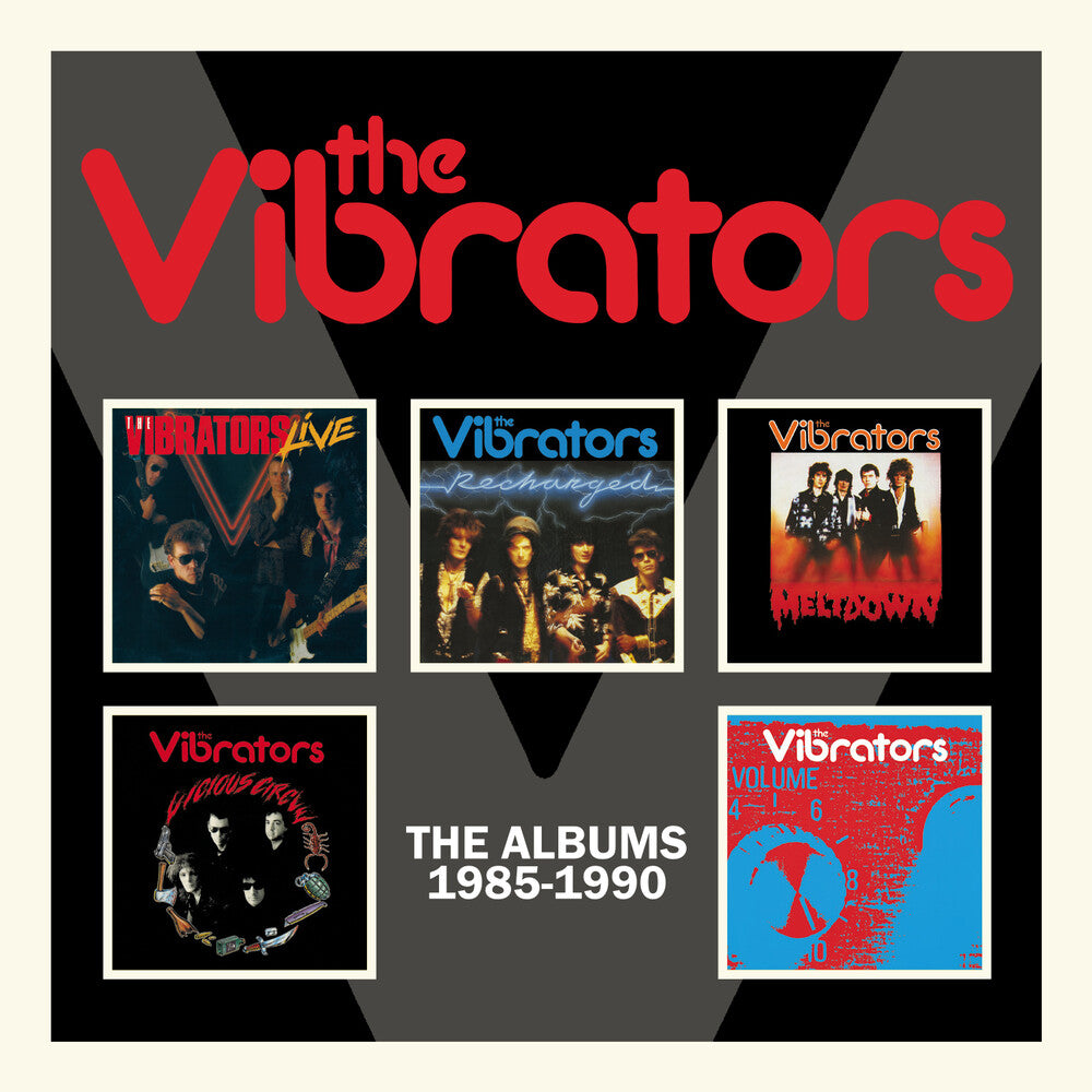 the album cover for Vibrators - Albums 1985-1990 (Box) (Uk)