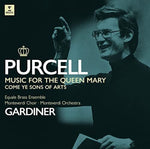 the album cover for John Eliot Gardiner - Purcell: Music For Queen Mary Come Ye Sons Of Art