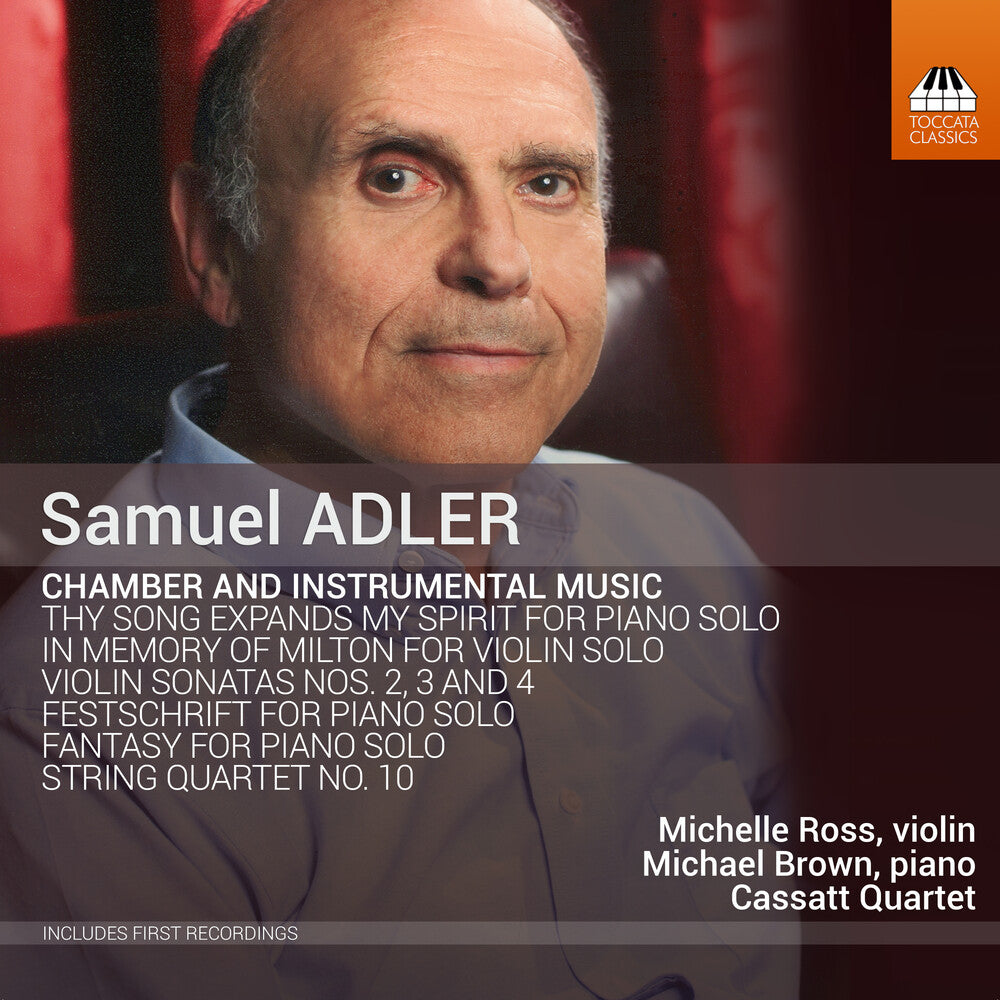 the album cover for Adler / Ross Brown Cassatt Quartet - Chamber & Instrumental Music