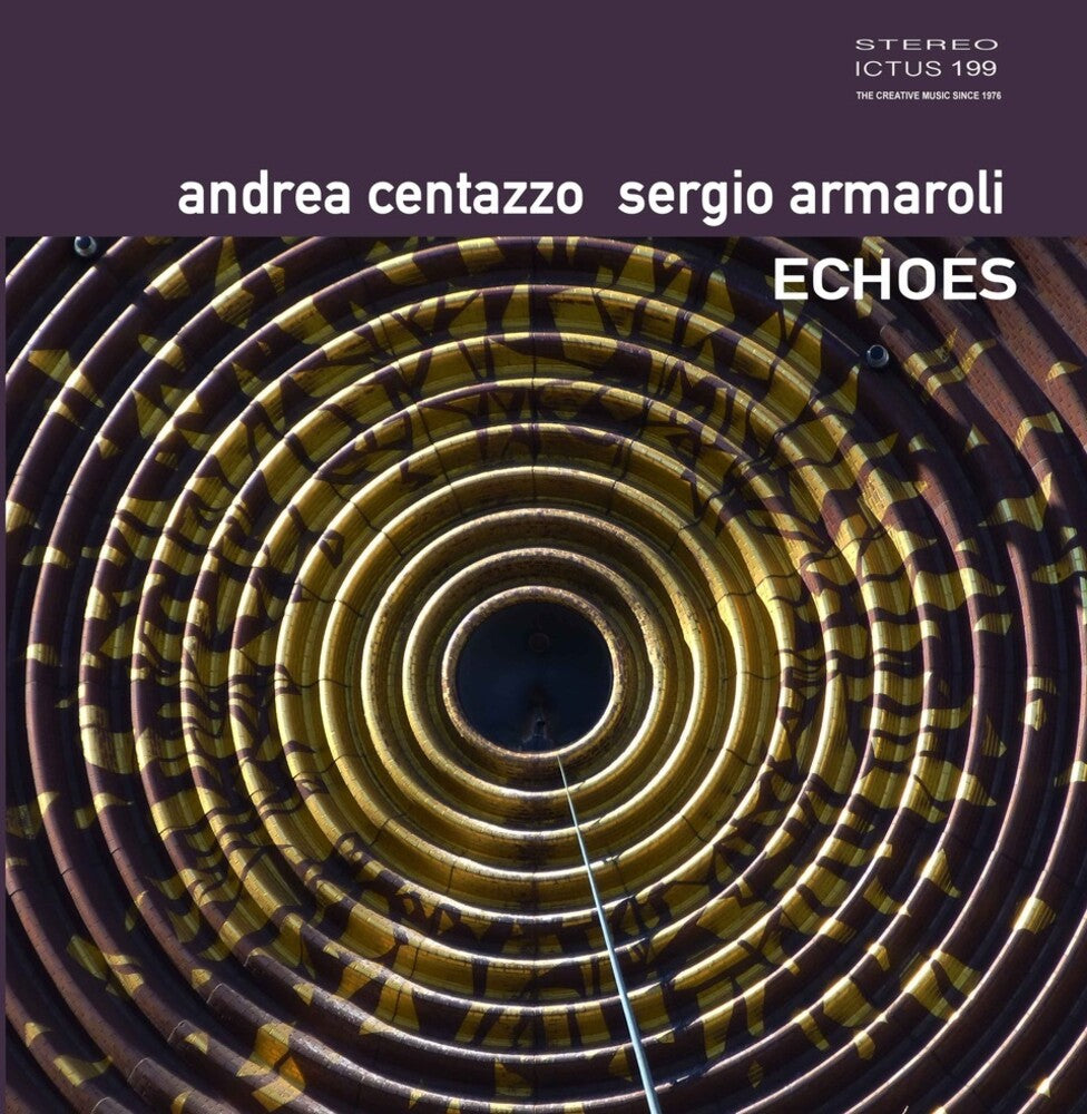 the album cover for Andrea Centazzo/ Armaroli,Sergio - Echos