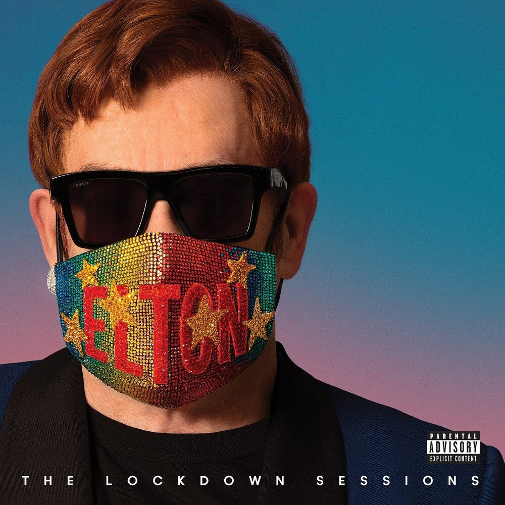 the album cover for Elton John - The Lockdown Sessions [Blue 2 LP]