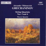 the album cover for Grechaninov / Mayzes Quartet - String Quartets 2 & 4