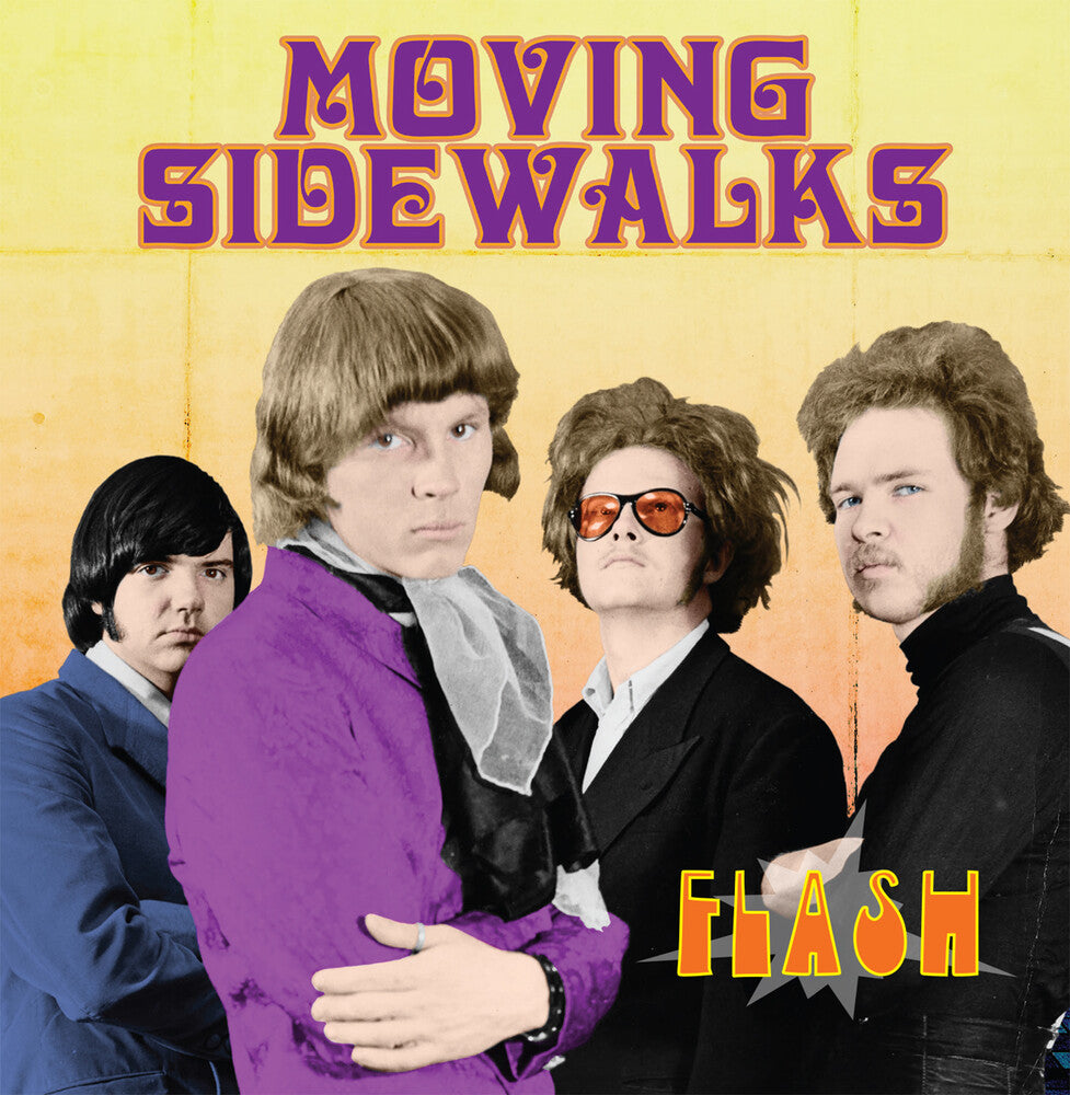 the album cover for Moving Sidewalks - Flash