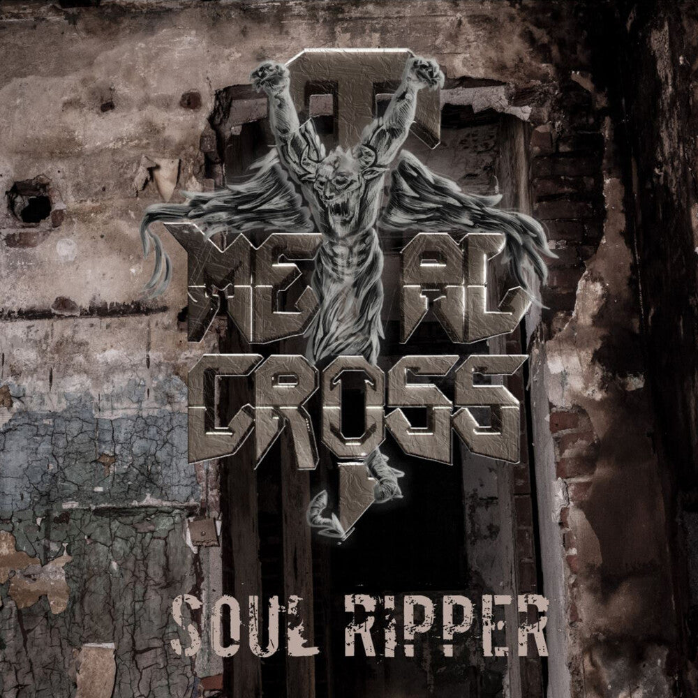the album cover for Metal Cross - Soul Ripper (Grey & Black)