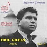 the album cover for Emil Gilels - Legacy 6