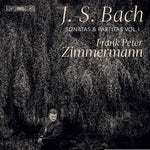 the album cover for J Bach .S. / Zimmermann - Sonatas & Partitas 1 (Hybr)
