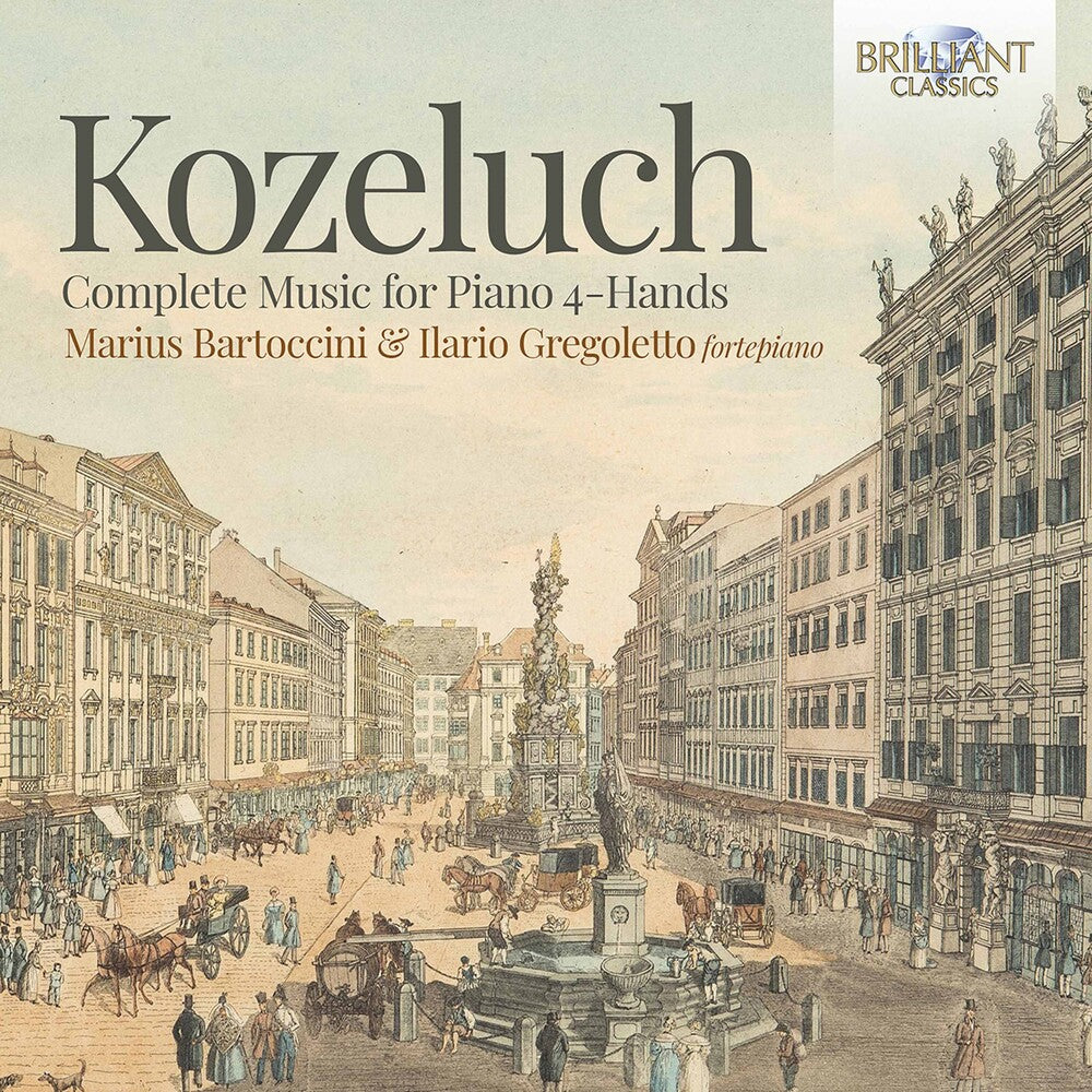 the album cover for Kozeluch / Gregoletto / Bartoccini - Complete Sonatas For Piano 4 (2pk)