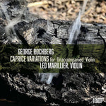 the album cover for Marillier - Carpice Variations For Unaccompanied Violin