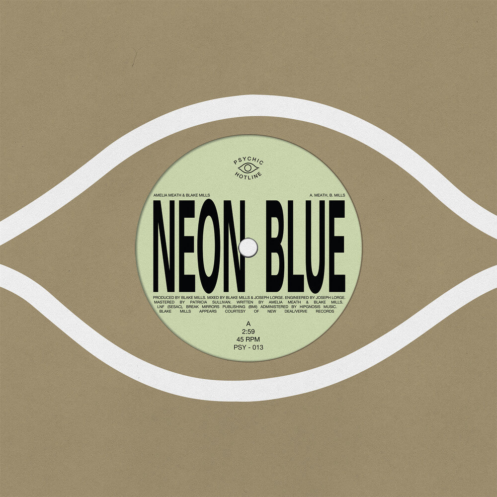 the album cover for Amelia Meath/ Mills,Blake / Gendel,Sam - Neon Blue
