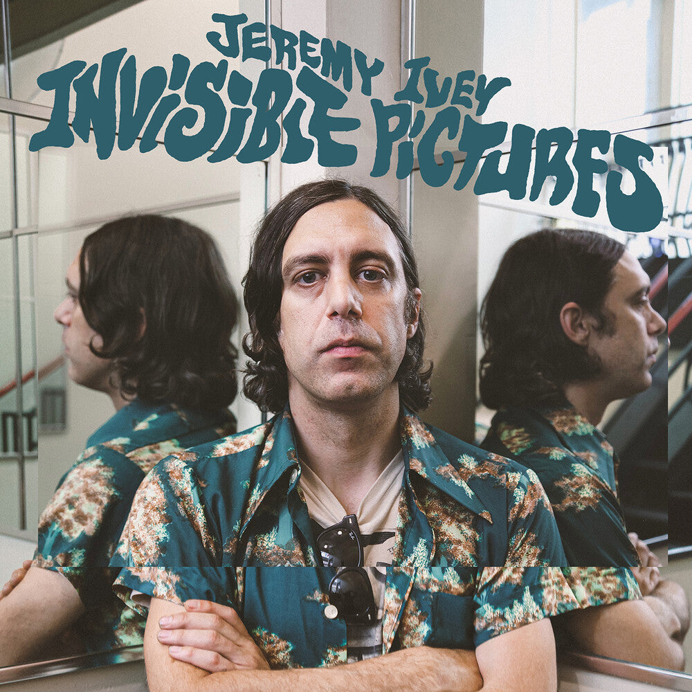 the album cover for Jeremy Ivey - Invisible Pictures [Indie Exclusive Limited Edition Coke Bottle Clear LP]