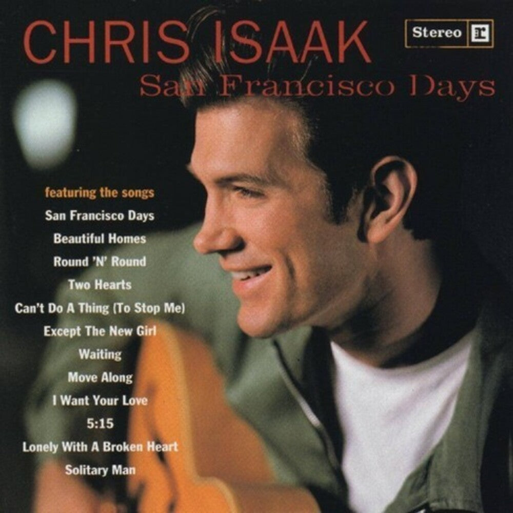 the album cover for Chris Isaak - San Francisco Days