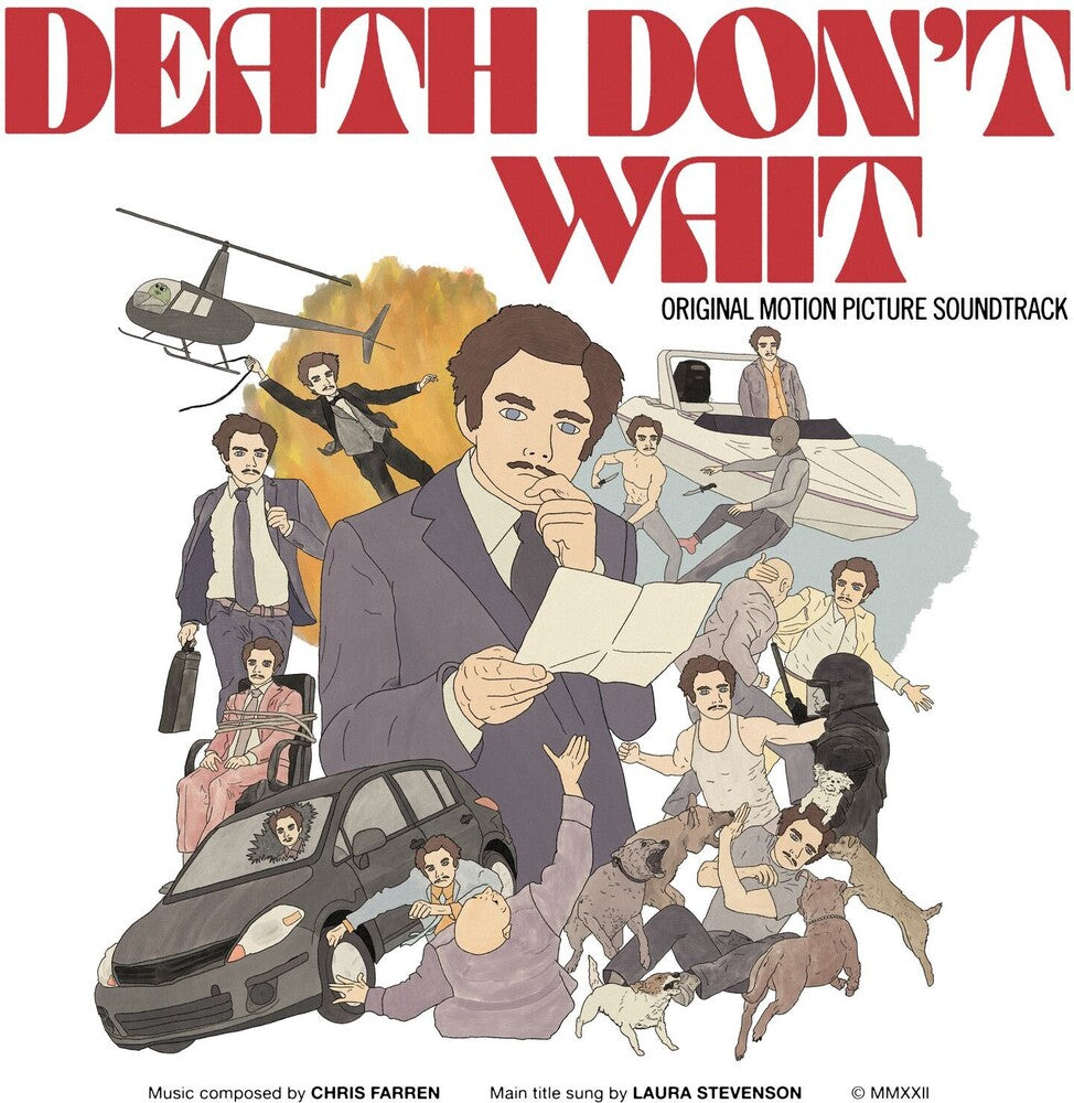 the album cover for Chris Farren(Colv) (Cvnl) - Death Don't Wait / O.S.T. [Colored Vinyl] [Clear Vinyl]