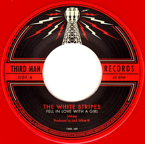The White Stripes : Fell In Love With A Girl (7", RSD, Single, Ltd, RE, Red)