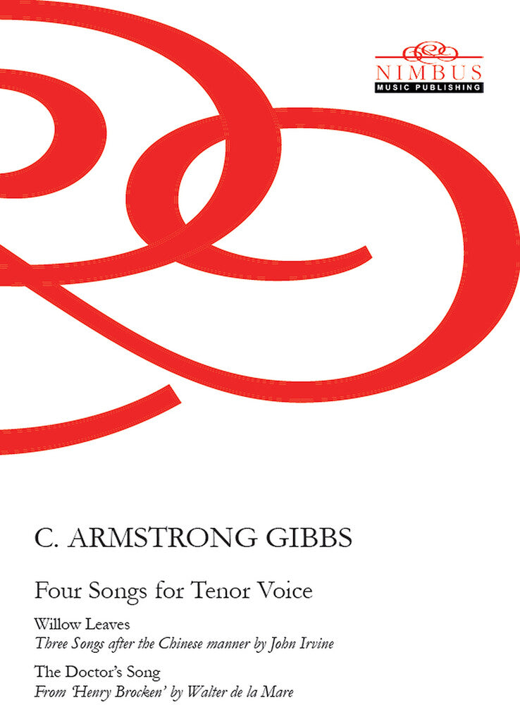 the album cover for Gibbs - Four Songs For Tenor Voice
