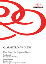 the album cover for Gibbs - Four Songs For Soprano Voice