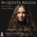 the album cover for Puccini / Dyka / Orbelian - In Questa Reggia