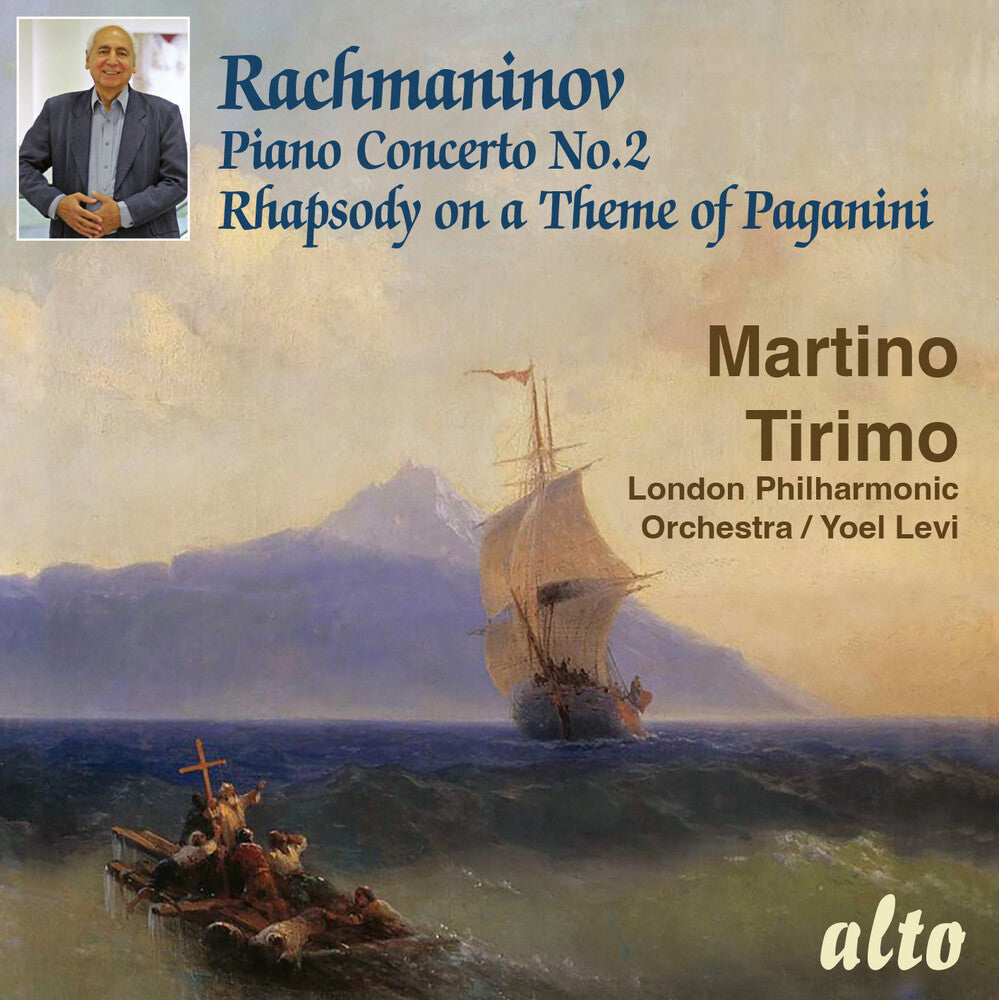 the album cover for Martino Tirimo/ Philharmonia Orchestra - Rachmaninoff: Pno Con No. 2 In C Minor Op. 18