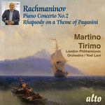 the album cover for Martino Tirimo/ Philharmonia Orchestra - Rachmaninoff: Pno Con No. 2 In C Minor Op. 18