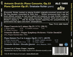 Sviatoslav Richter - Concierto para piano de Dvorak/Quinteto para piano op. 81 (CD)