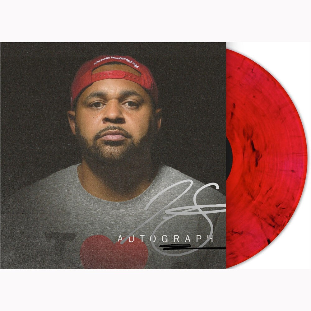 the album cover for Joell Ortiz - Autograph [Indie Exclusive Limited Edition Red Smoke LP]