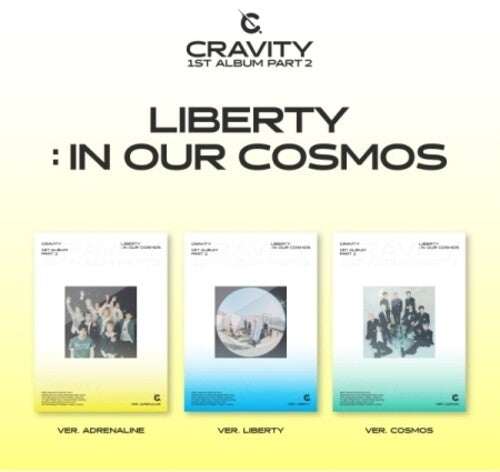 Cravity - Libertad: En Nuestro Cosmos (incluye fotolibro de 124 páginas, libro de letras de 24 páginas, tarjeta fotográfica + tarjeta fotográfica unitaria) (CD)