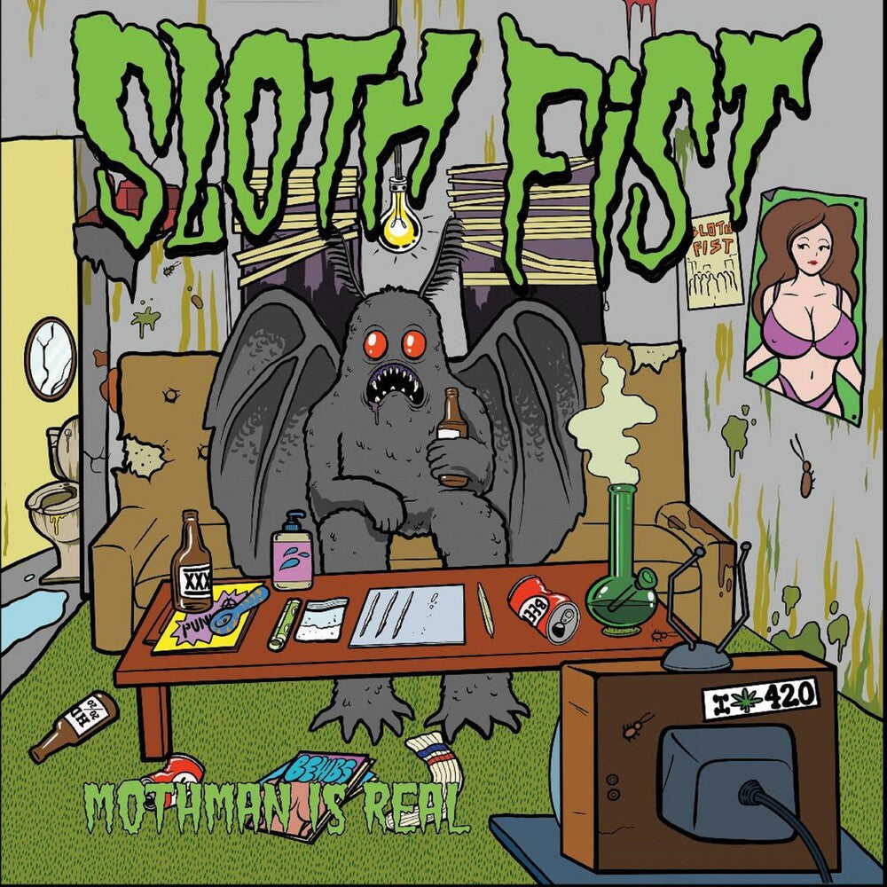 the album cover for Sloth Fist - Mothman Is Real