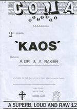Dr. Baker : Kaos (12", S/Sided, Promo, W/Lbl)