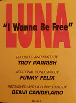The Luna Project* : I Wanna Be Free (12")