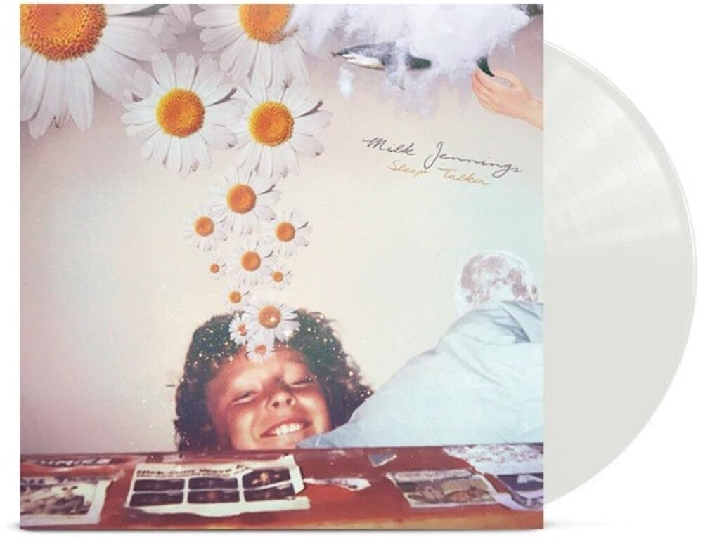 the album cover for Milk Jennings - Sleep Talker (Milky Clear) [Colored Vinyl] [Clear Vinyl] (Wht)