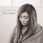 the album cover for Jacintha - Fire & Rain (Hybr)