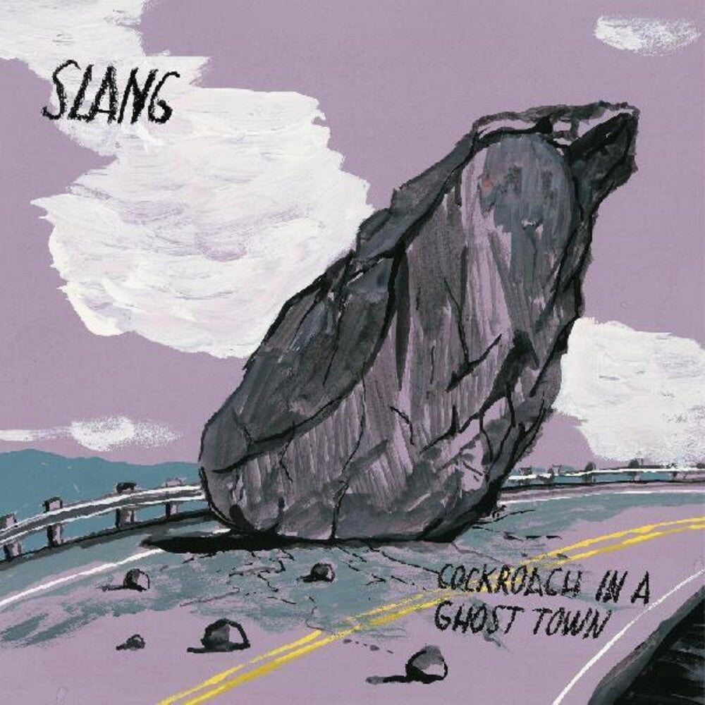the album cover for Slang - Cockroach In A Ghost Town [Purple LP]