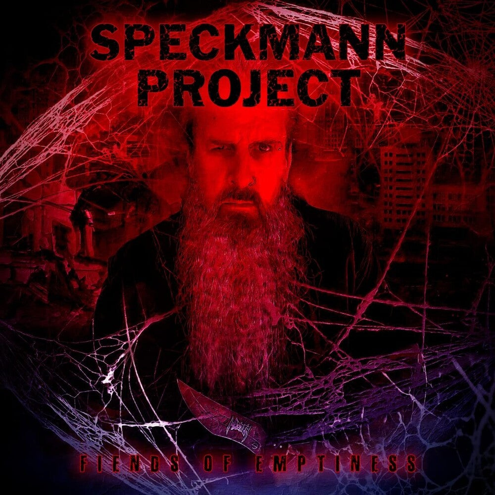 the album cover for Speckmann Project - Fiends Of Emptiness (Black Marbled) (Blk)