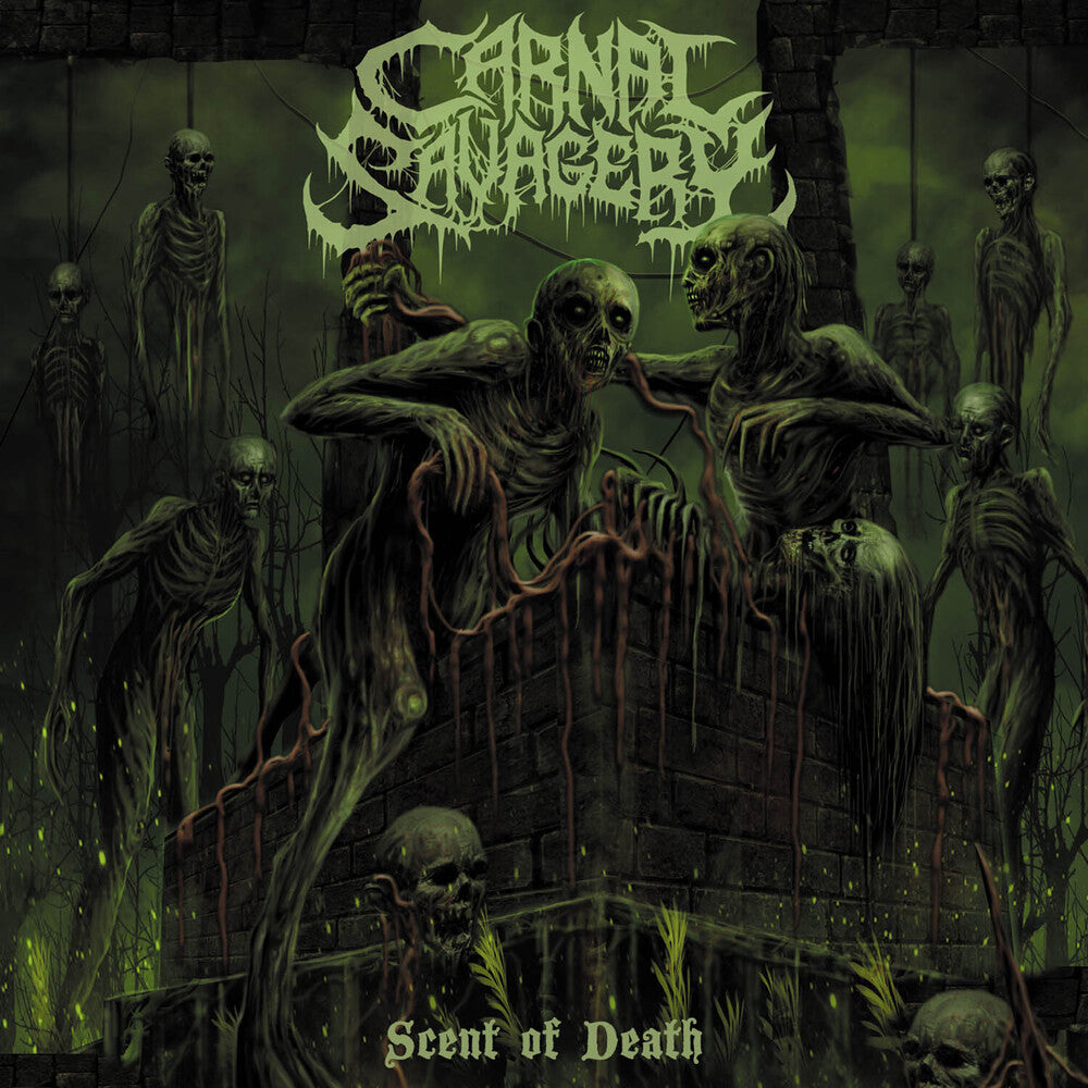 the album cover for Carnal Savagery - Scent Of Death
