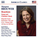 the album cover for Brouwer / Beaty / Wang - Reactions