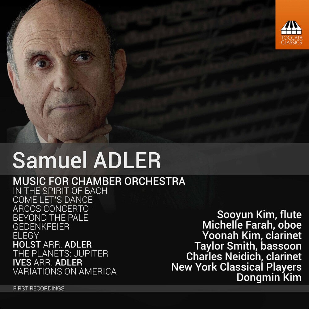 the album cover for Adler / Kim - Music For Chamber Orchestra