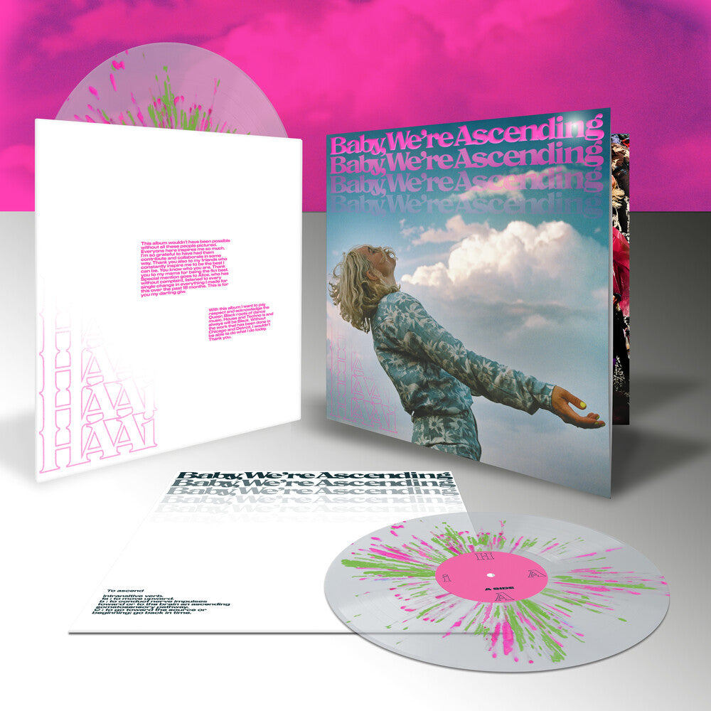 the album cover for HAAi - Baby, We're Ascending [Limited Edition Splatter LP]