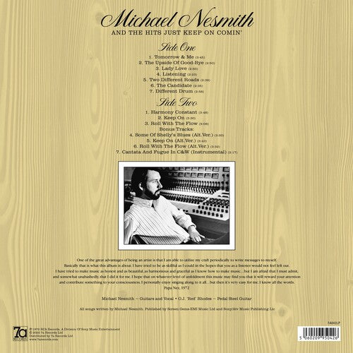 Michael Nesmith - Y los éxitos siguen llegando: 50.º aniversario (Vinilo beige miel de 180 g)