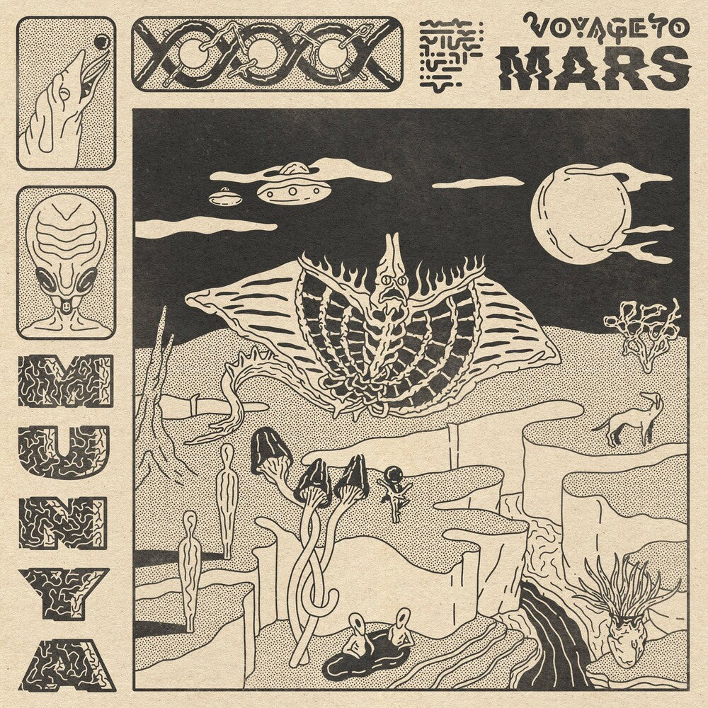 the album cover for Munya - Voyage To Mars [Colored Vinyl] (Org)