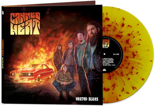 Canned Heat - Heated Blues (red & Yellow Splatter) (Vinyl)