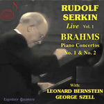 the album cover for Brahms / Serkin - Rudolf Serkin Live 1 (2pk)