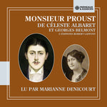 the album cover for Denicourt - Monsieur Proust - Lu Par Marianne Denicourt (3pk)